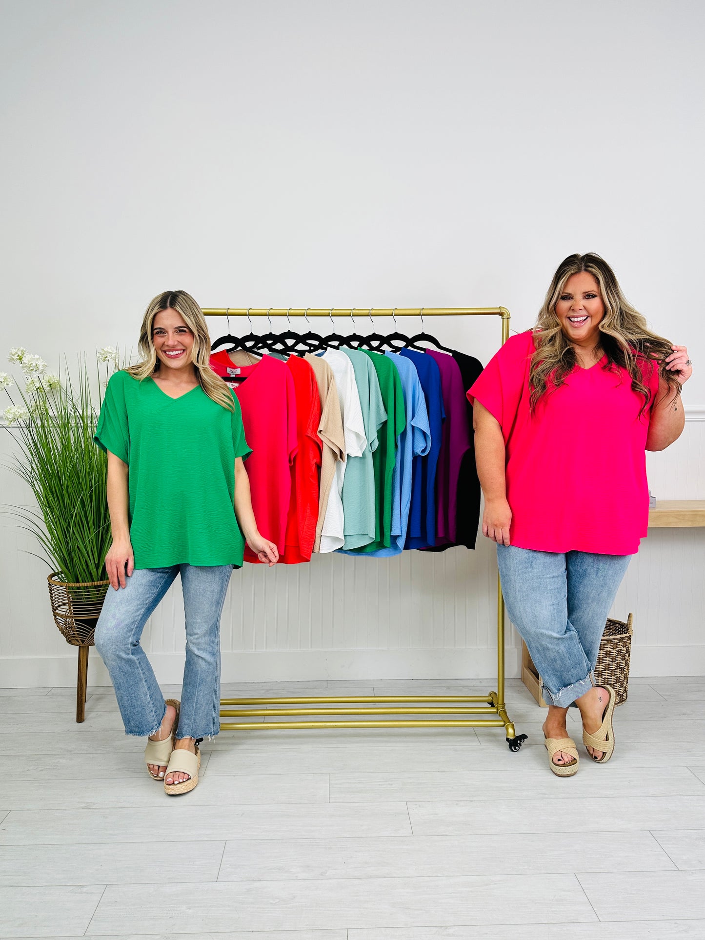 Go With The Flow Top-- Multiple Colors!