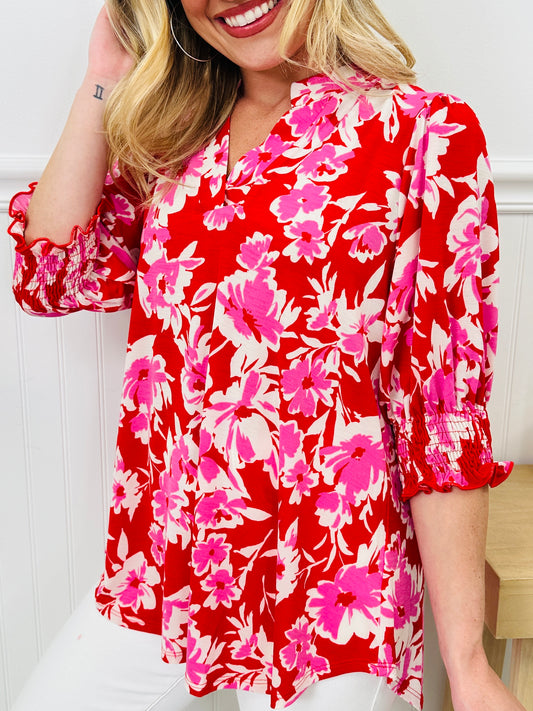 Step Into Spring Top in Kiawah Print