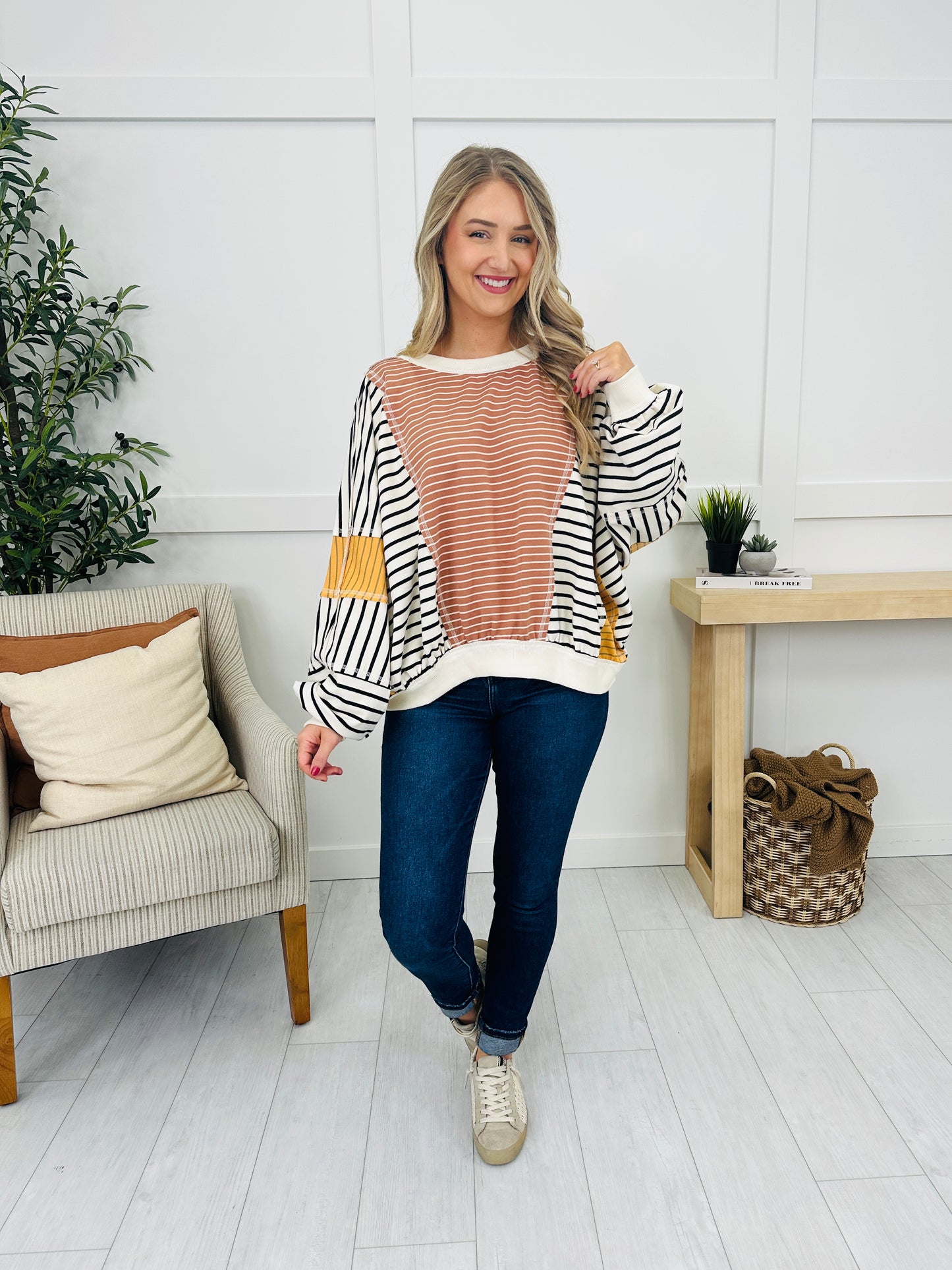 Cider Stripe Mood Pullover