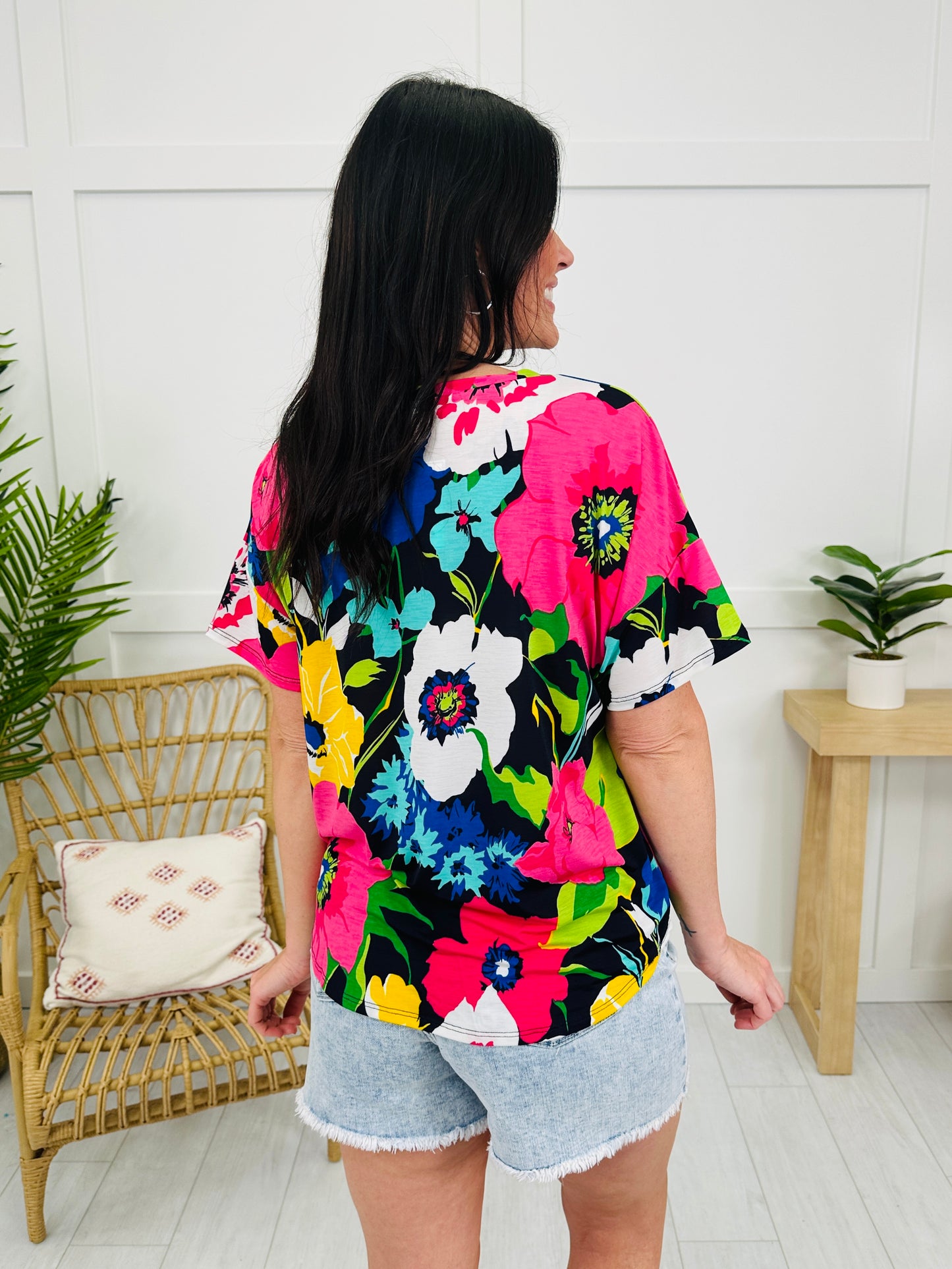 Flourishing Fiesta Top