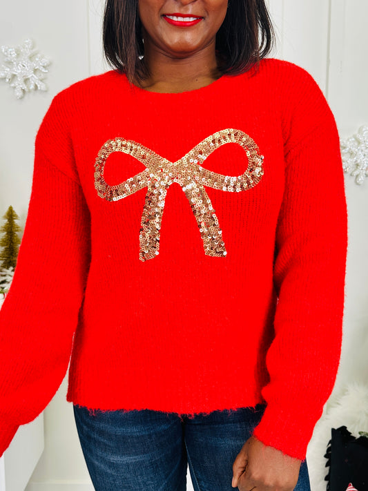 Wrapped With Sparkle Sweater- Multiple Colors!