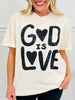God Is Love Graphic Tee
