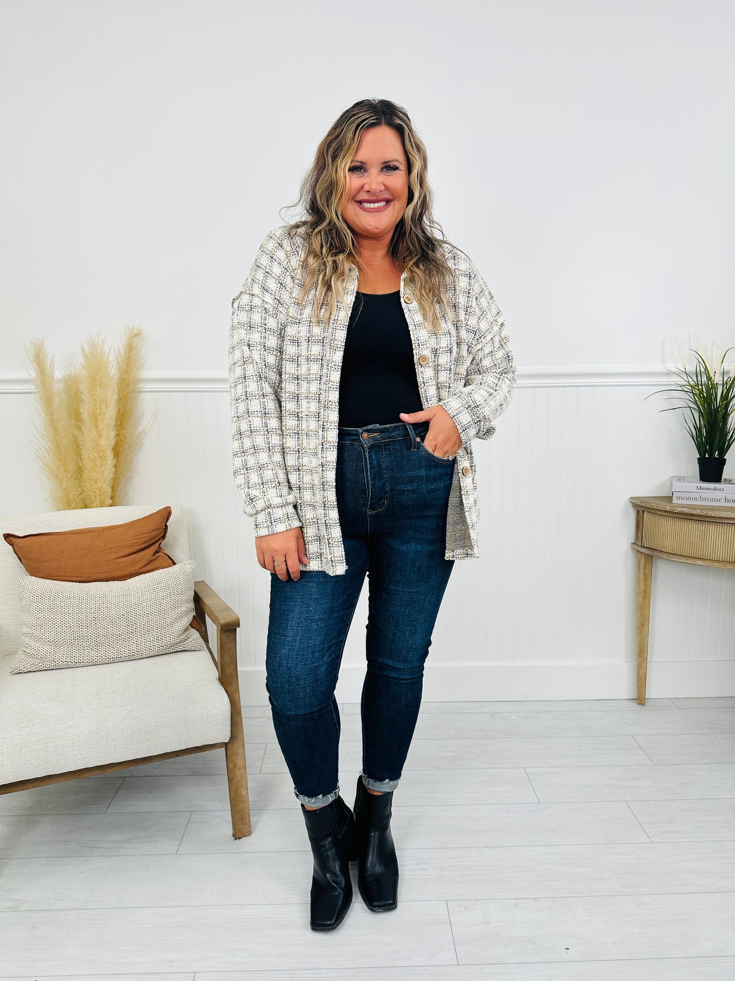 Touch of Tweed Shacket