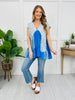 Poetic Motion Top in Blue Mix