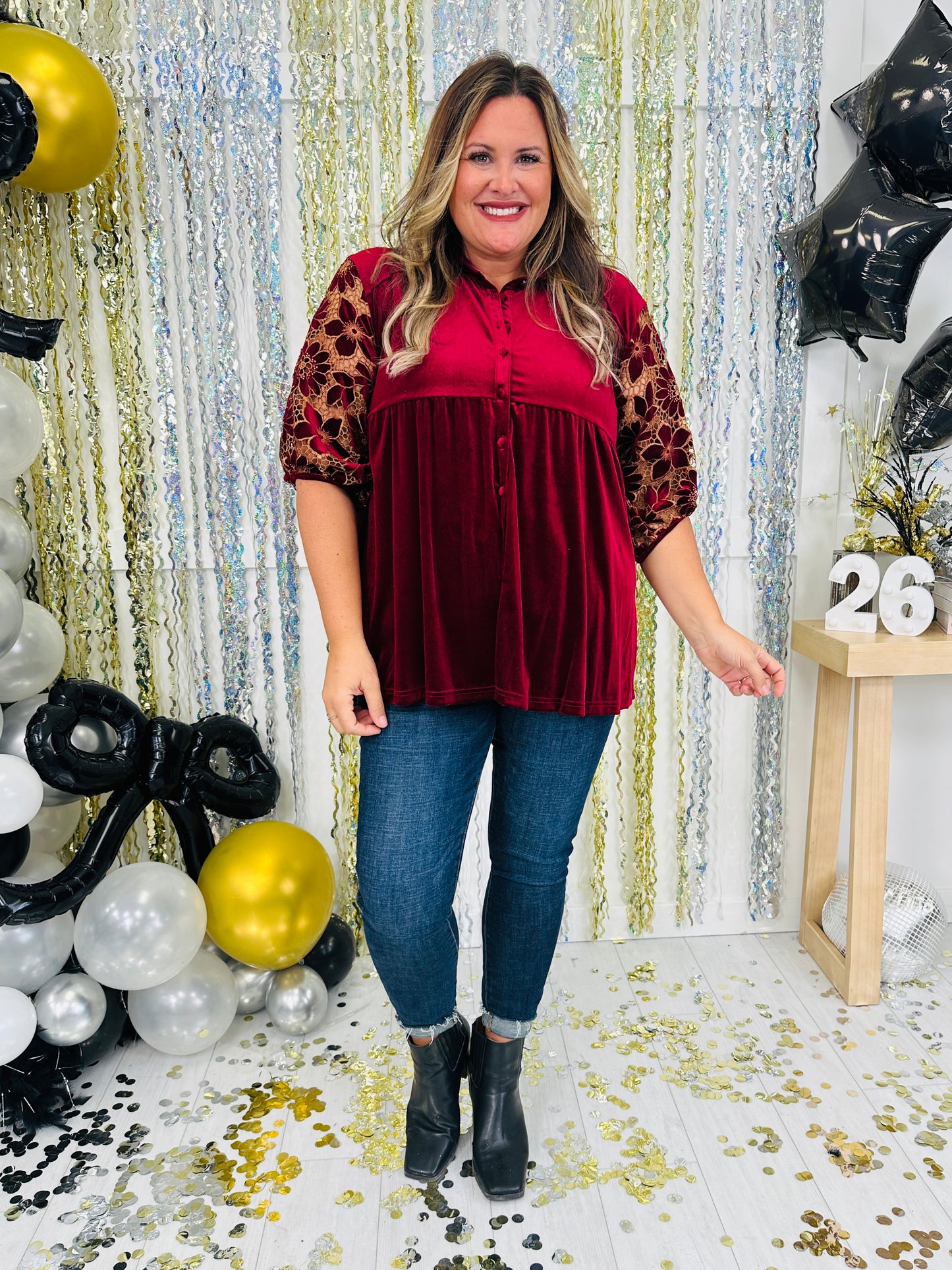 Festive And Flourish Top- Multiple Colors!