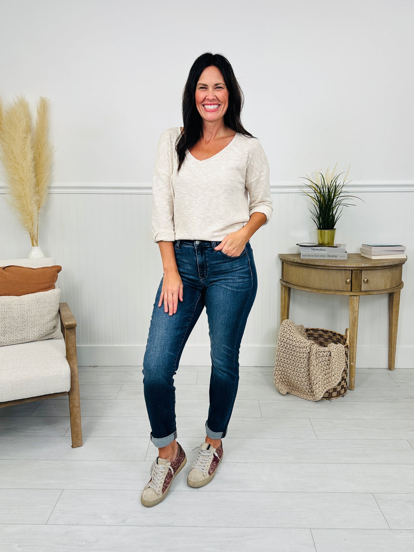 Judy Blue Plus/Reg Simply Perfect Non Distressed Slim Fit Jeans