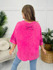 Petal Theory Top in Hot Pink