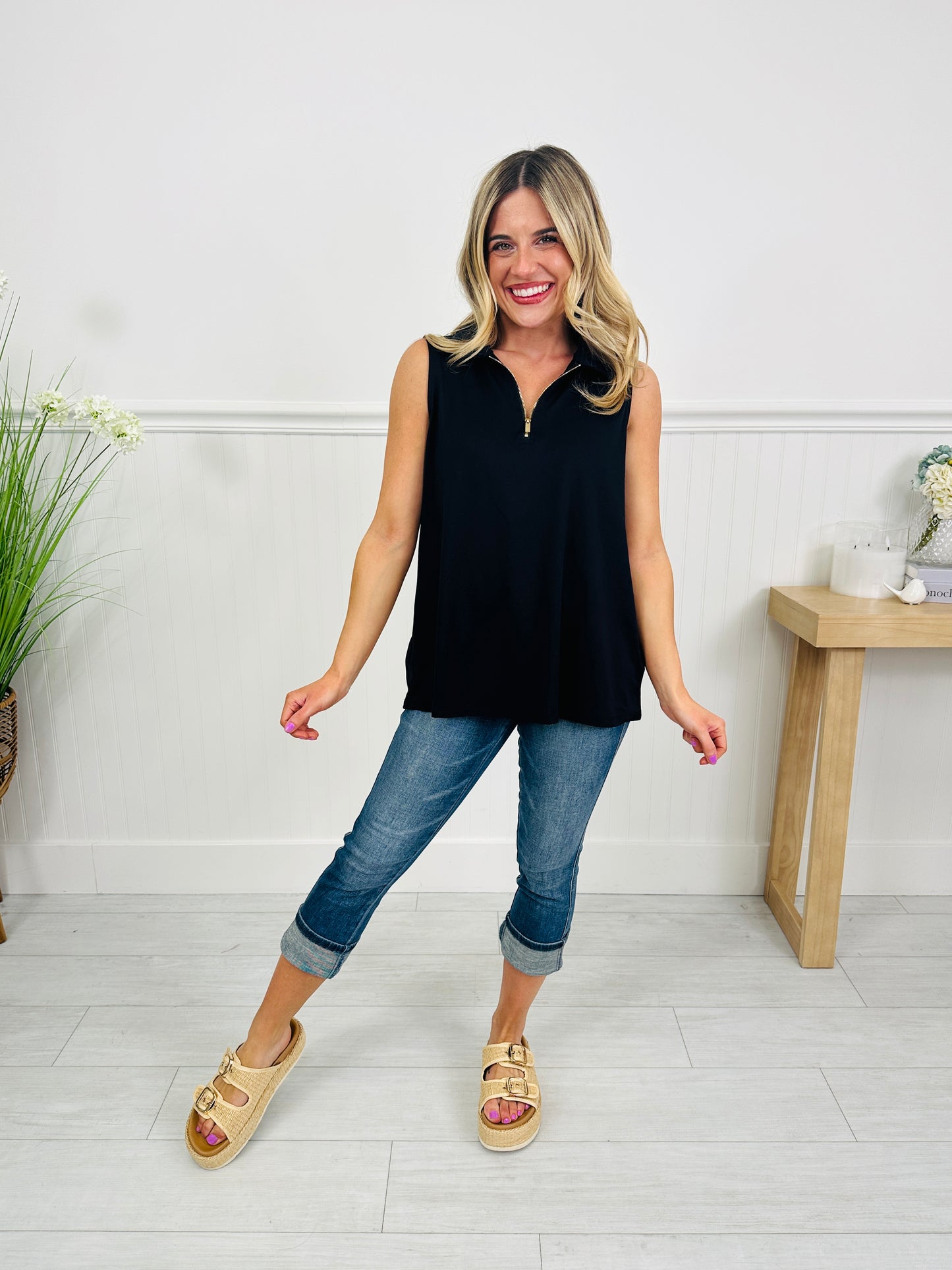 Zip Into Spring Top In Multiple Colors