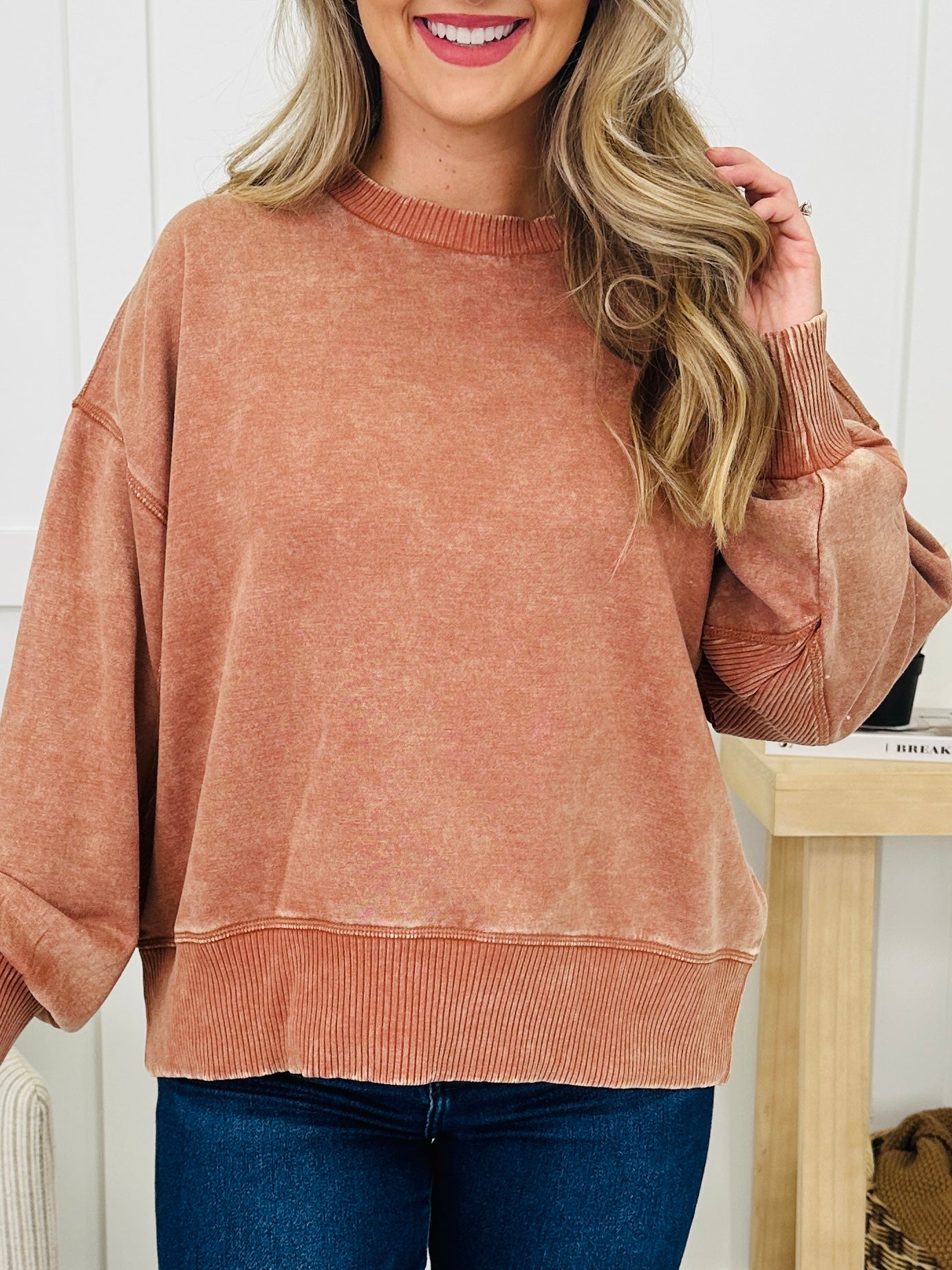 Fade Into Cozy Pullover- Multiple Colors!