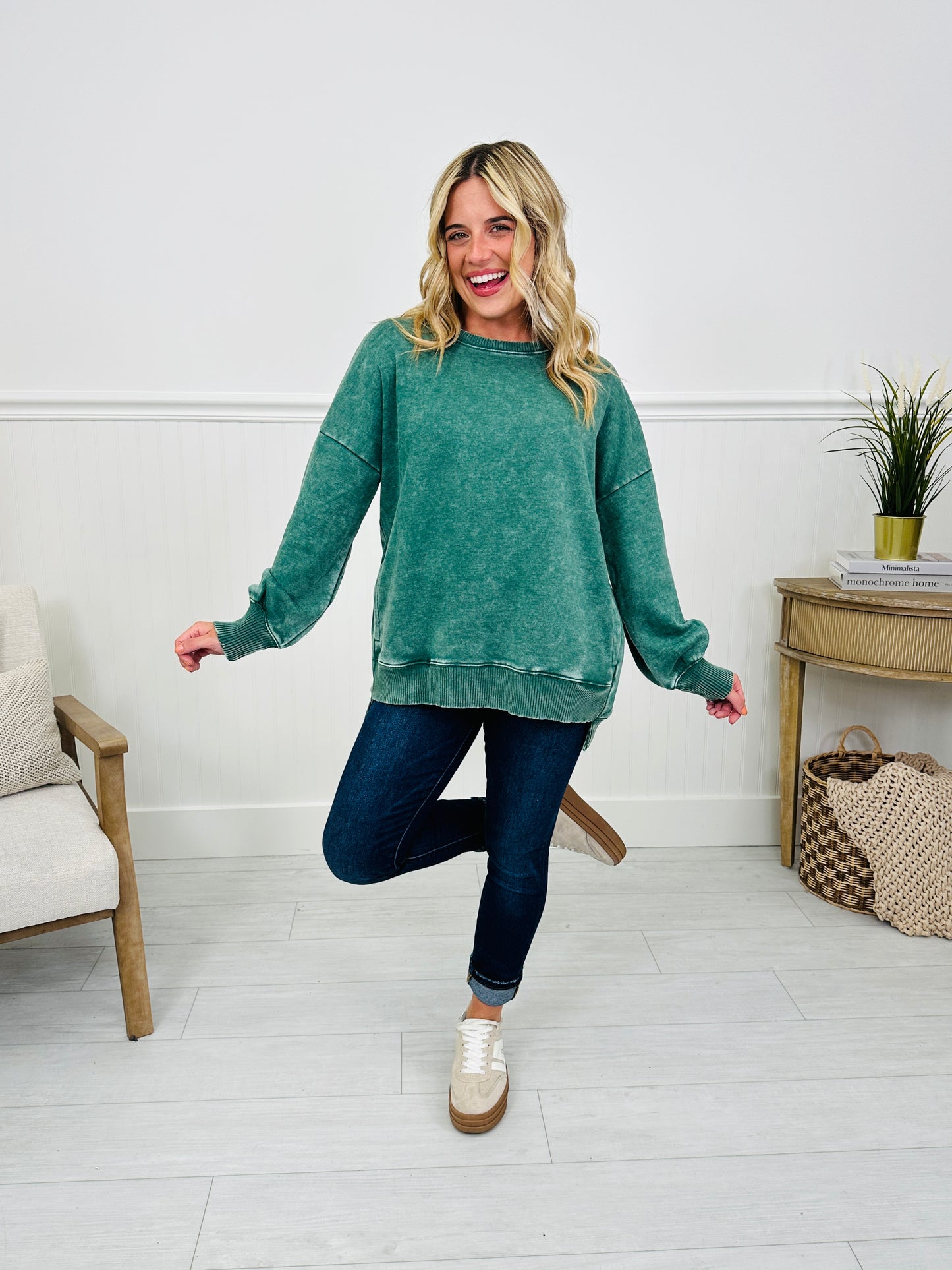 Falling Into Place Pullover- Multiple Colors!