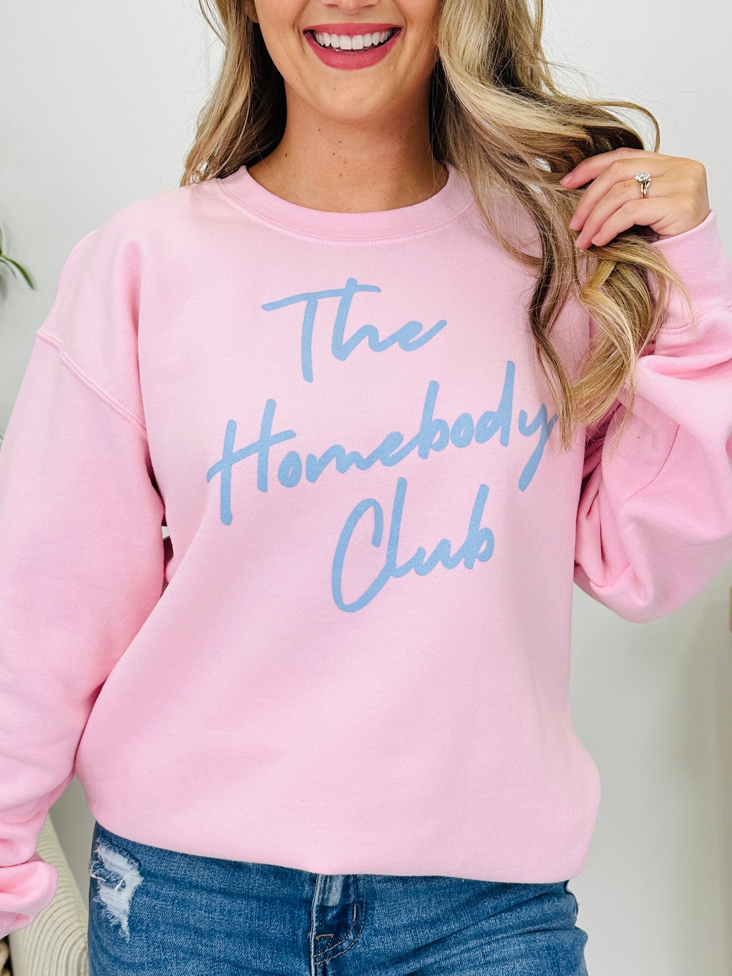 The Homebody Club Graphic Crewneck Sweatshirt--Multiple Colors!