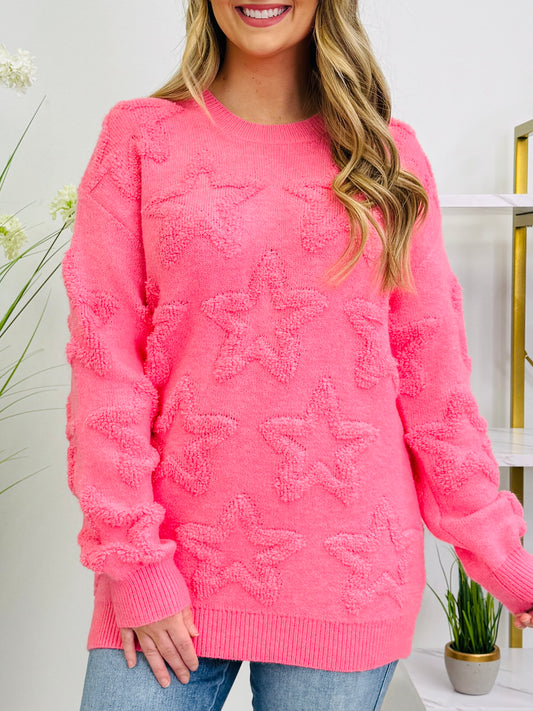 Snuggle Stardust Pullover in Strawberry Smoothie