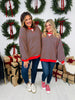 Striped With Cheer Pullover