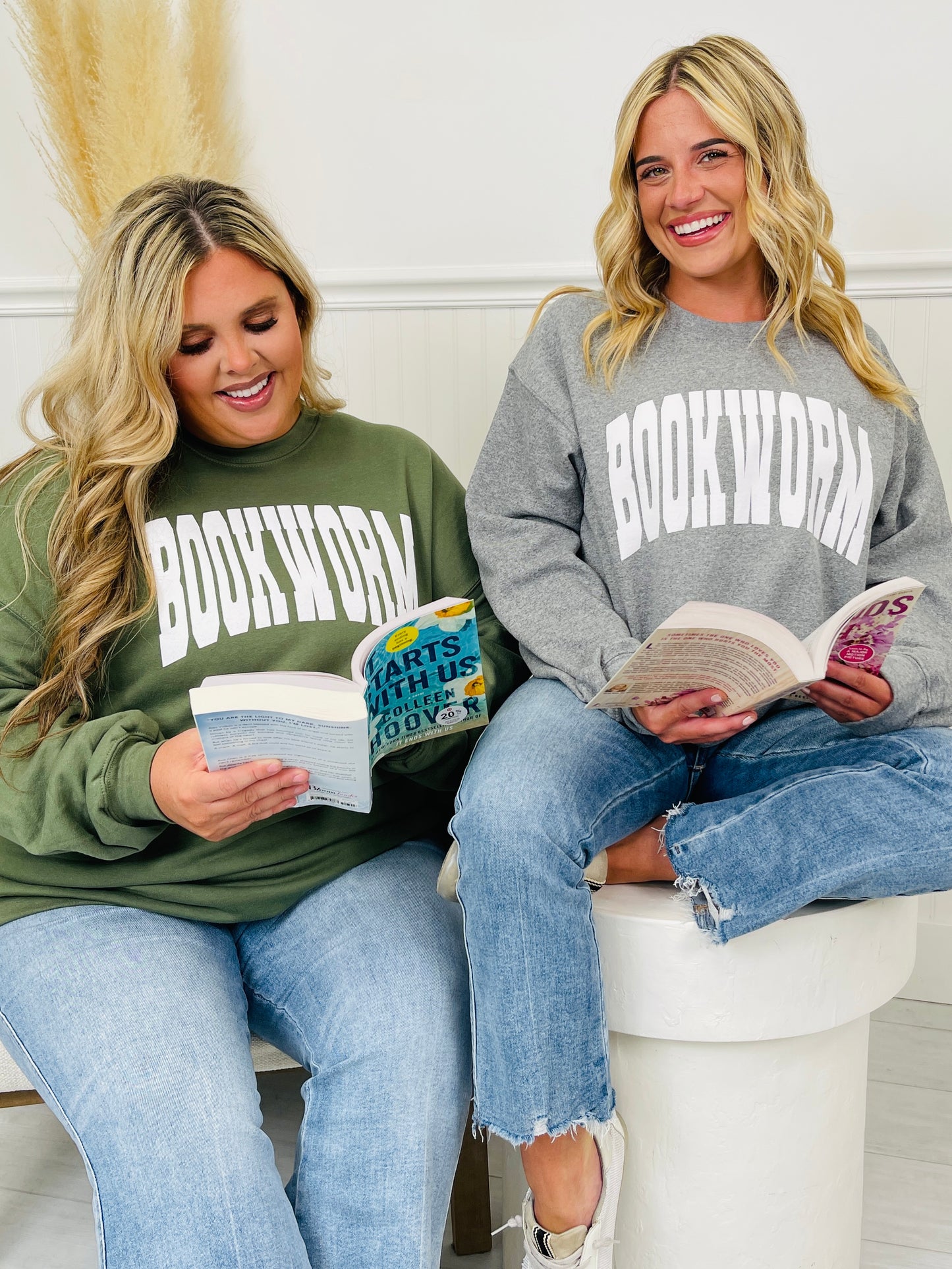 Bookworm Graphic Sweatshirt- Multiple Colors!