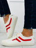 Metro Move Sneakers In Off White/Red