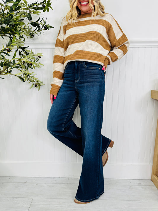 Judy Blue Elevated Essentials Retro Wide Leg Jeans In Regular And Petite