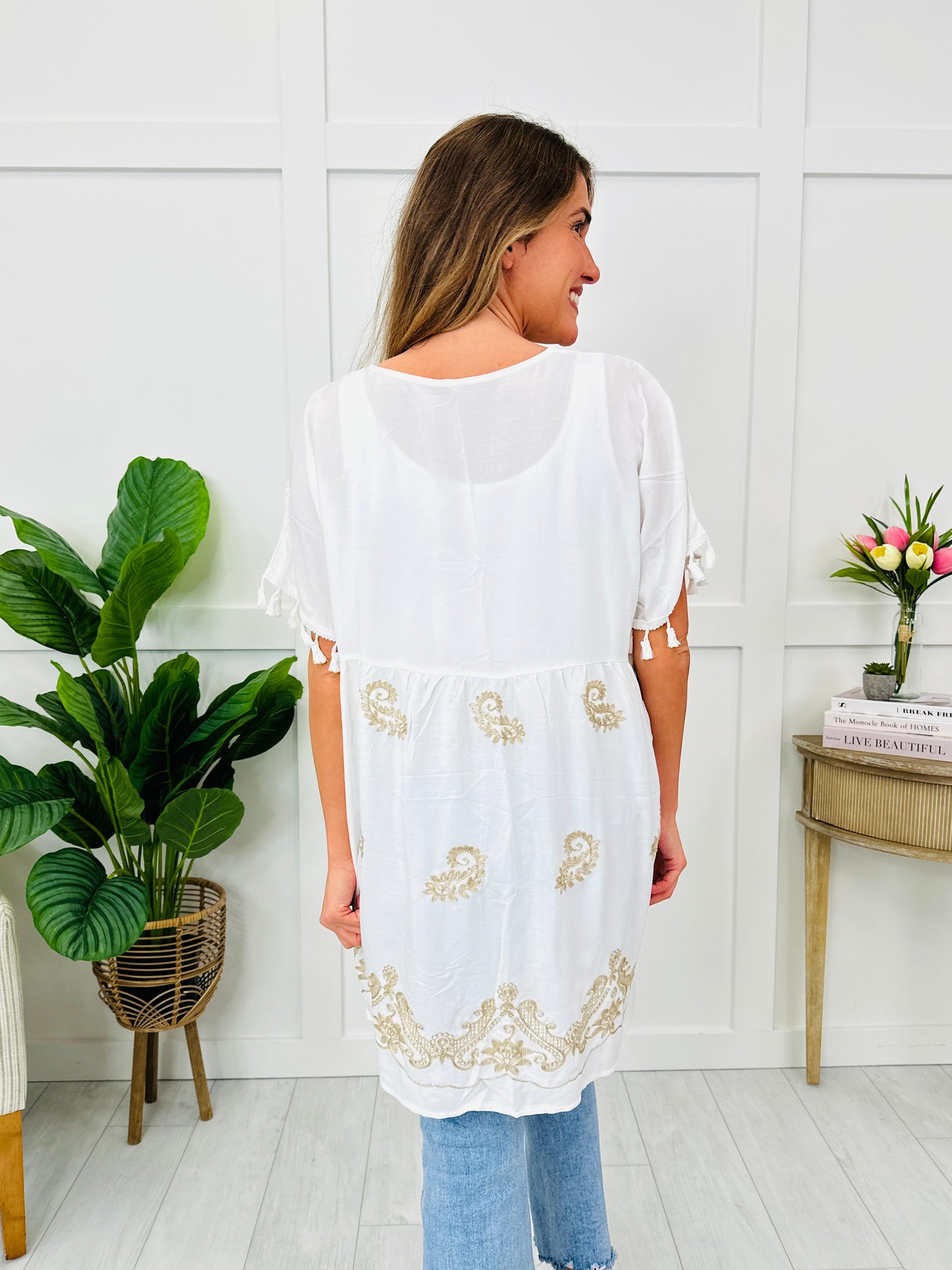 Paisley Cover-Up Dress