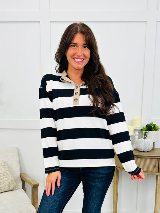 Weekend Polo Top In Black