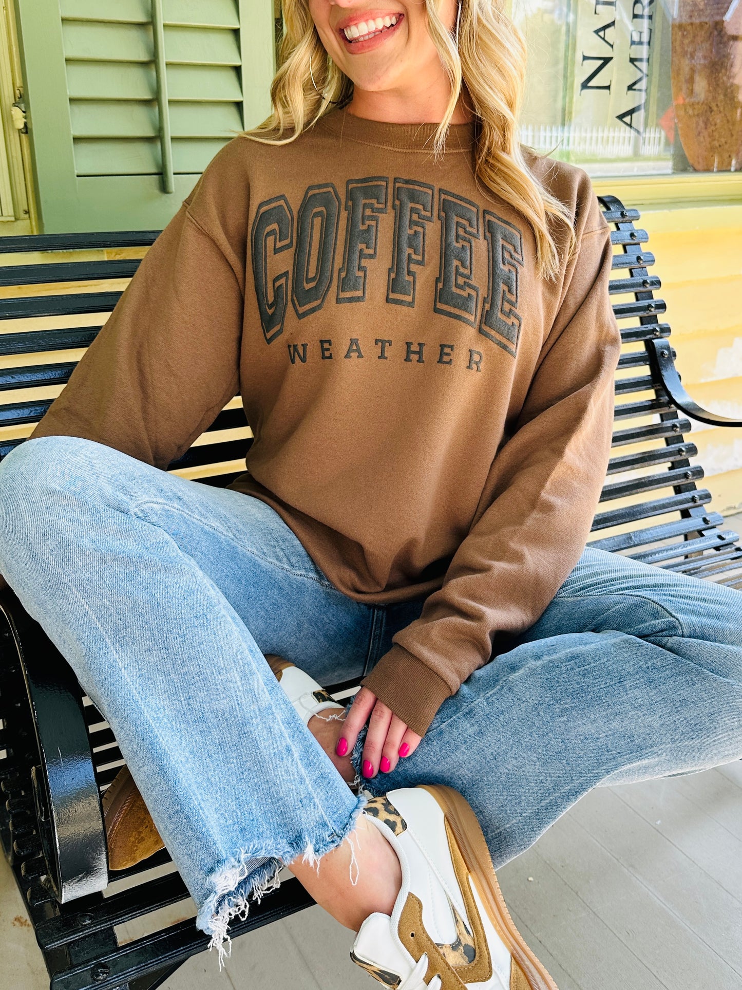 Coffee Weather Crewneck Sweatshirt