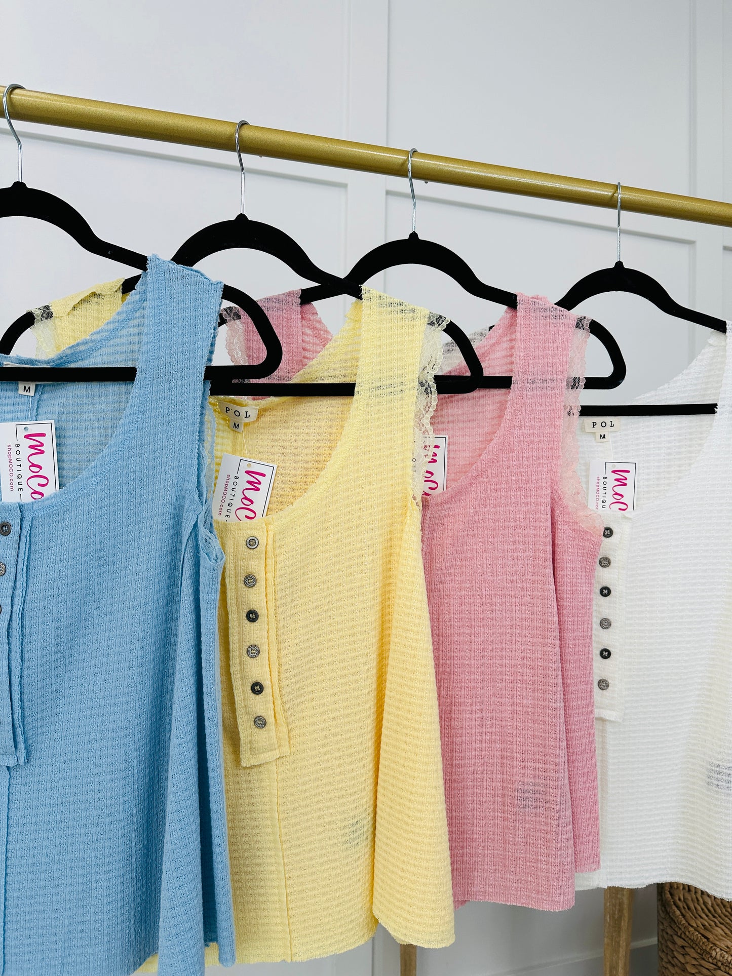 Simple Silhouette Tank Top In Multiple Colors