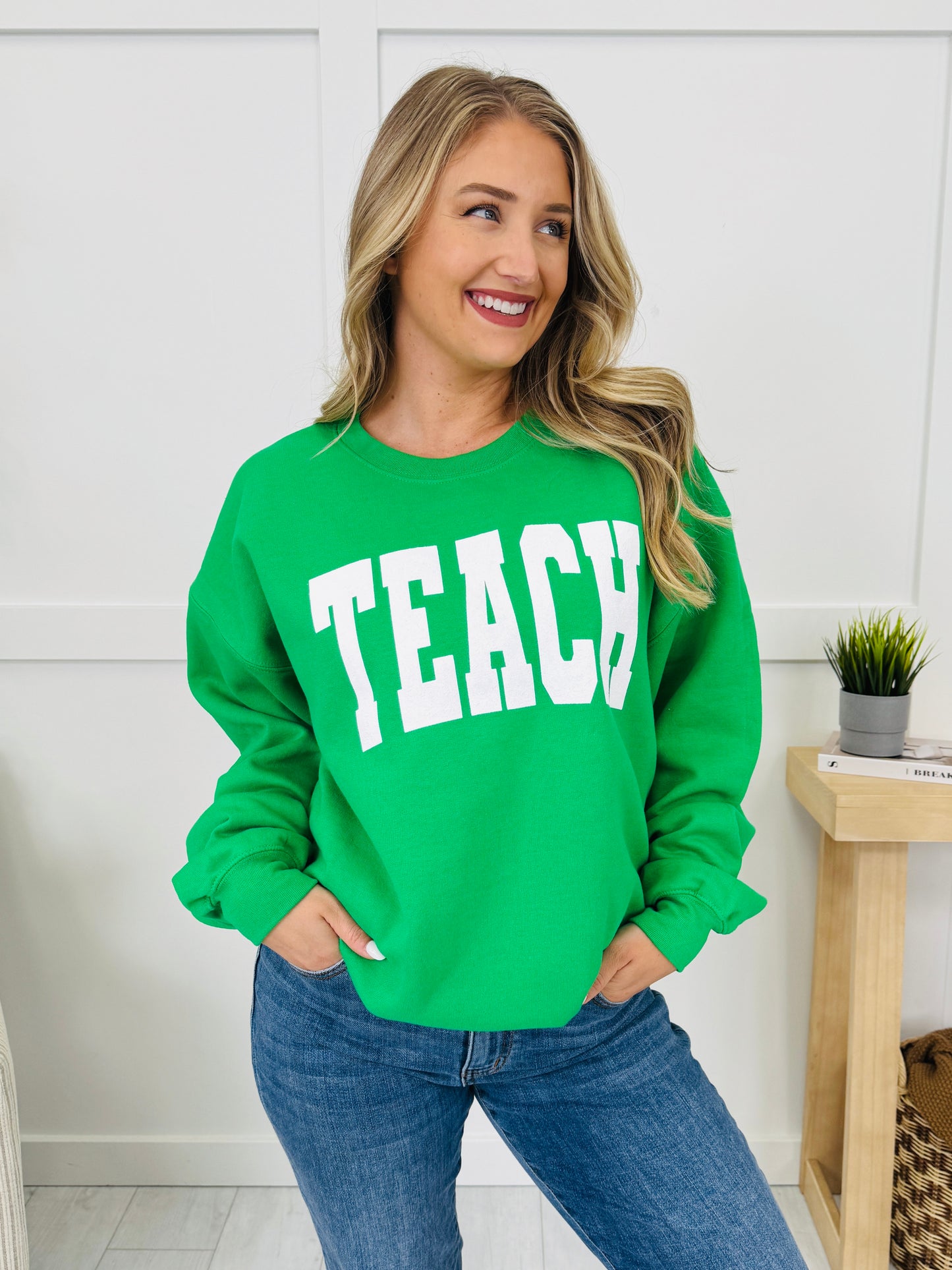 Teach Graphic Sweatshirt--Multiple Colors!