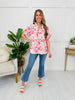 Simply Floral Top In Blush/Sage