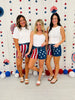 Stars and Stripes Forever Tummy Control Shorts