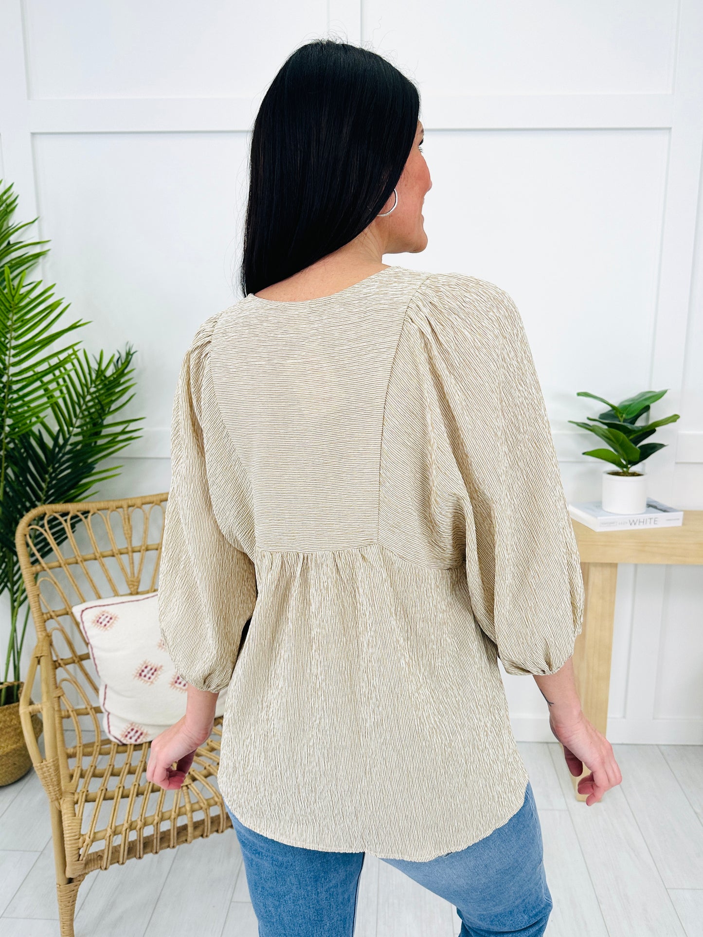 Soft Sophistication Top in Taupe
