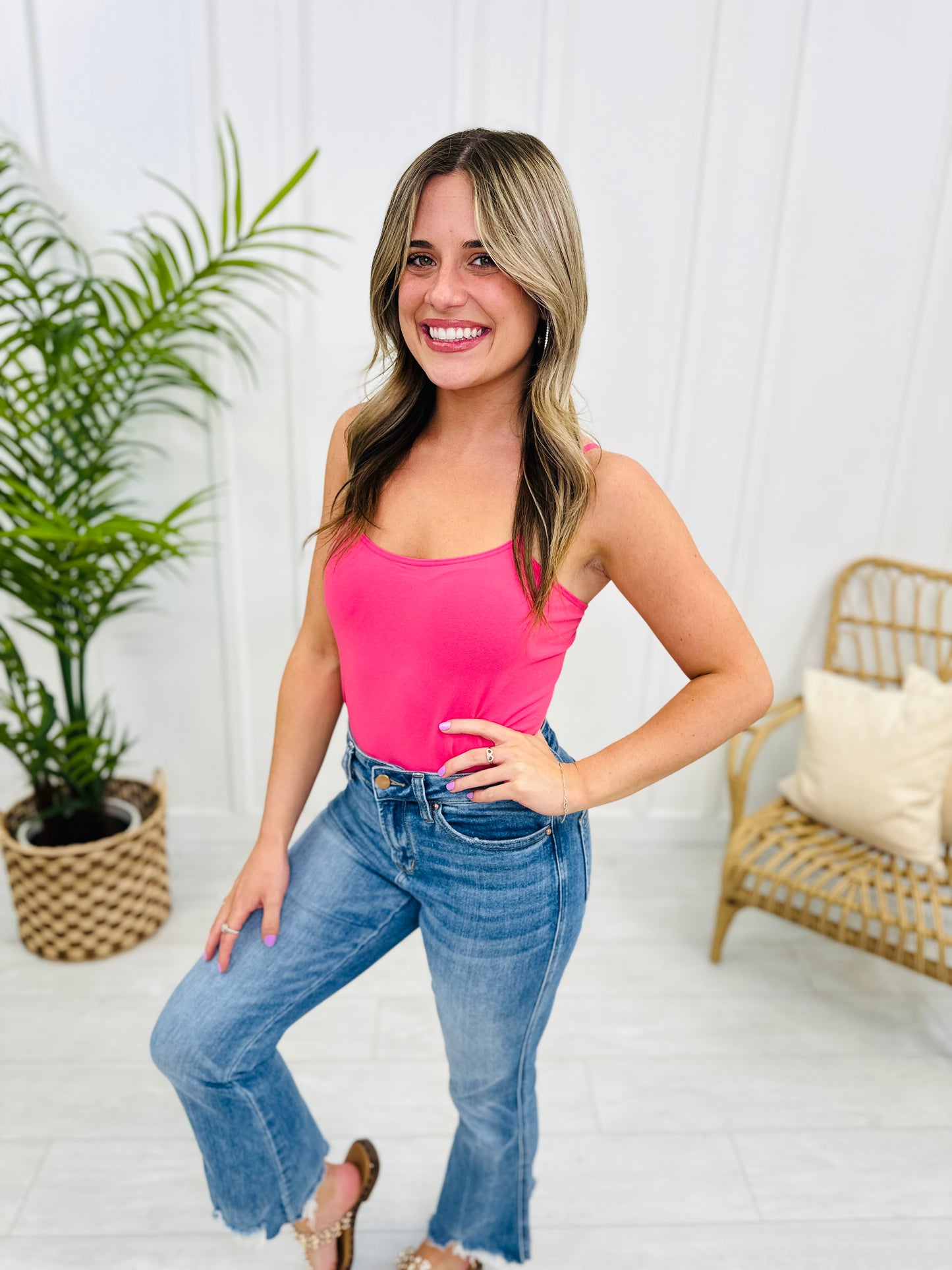 Shapewear Tank With Spaghetti Straps - Multiple Colors!
