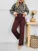 Chocolate Charm Tummy Control Straight Jeans
