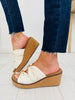 City Chic Wedges In Ivory