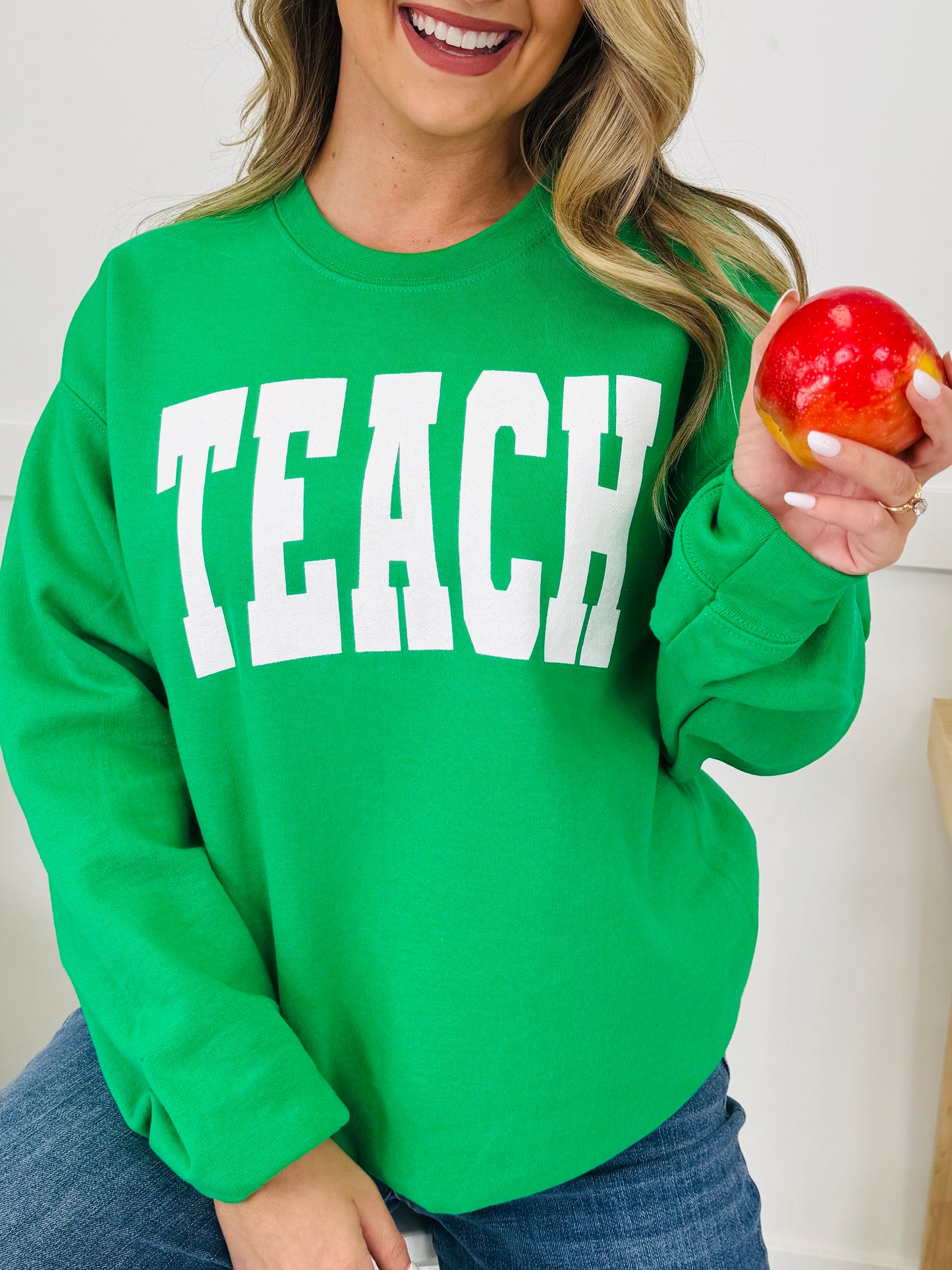 Teach Graphic Sweatshirt--Multiple Colors!
