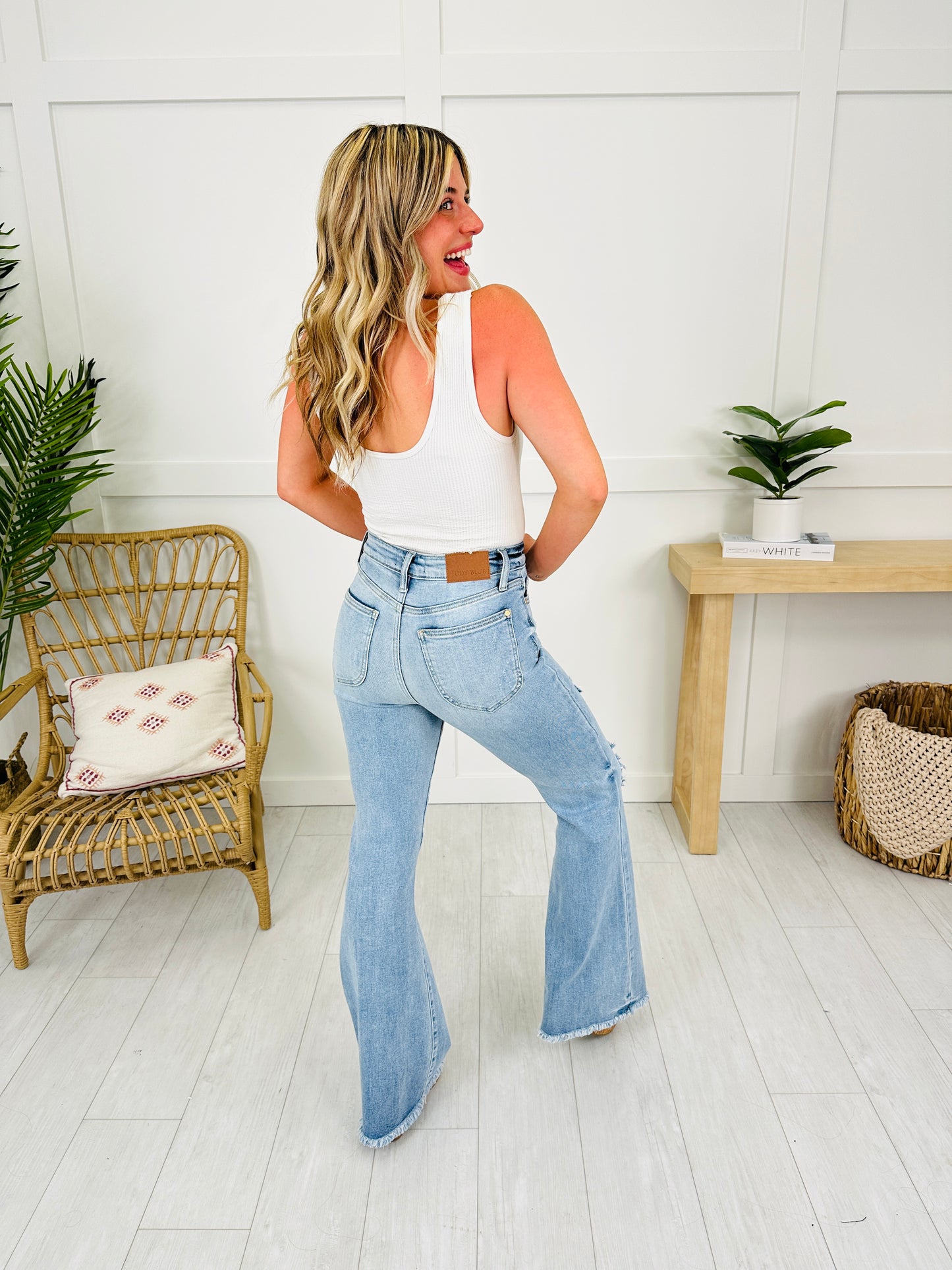 Judy Blue Look Good, Feel Better Flare Jeans