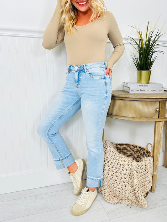 Set it Straight Tummy Control MOCO Exclusive Straight Leg Jeans