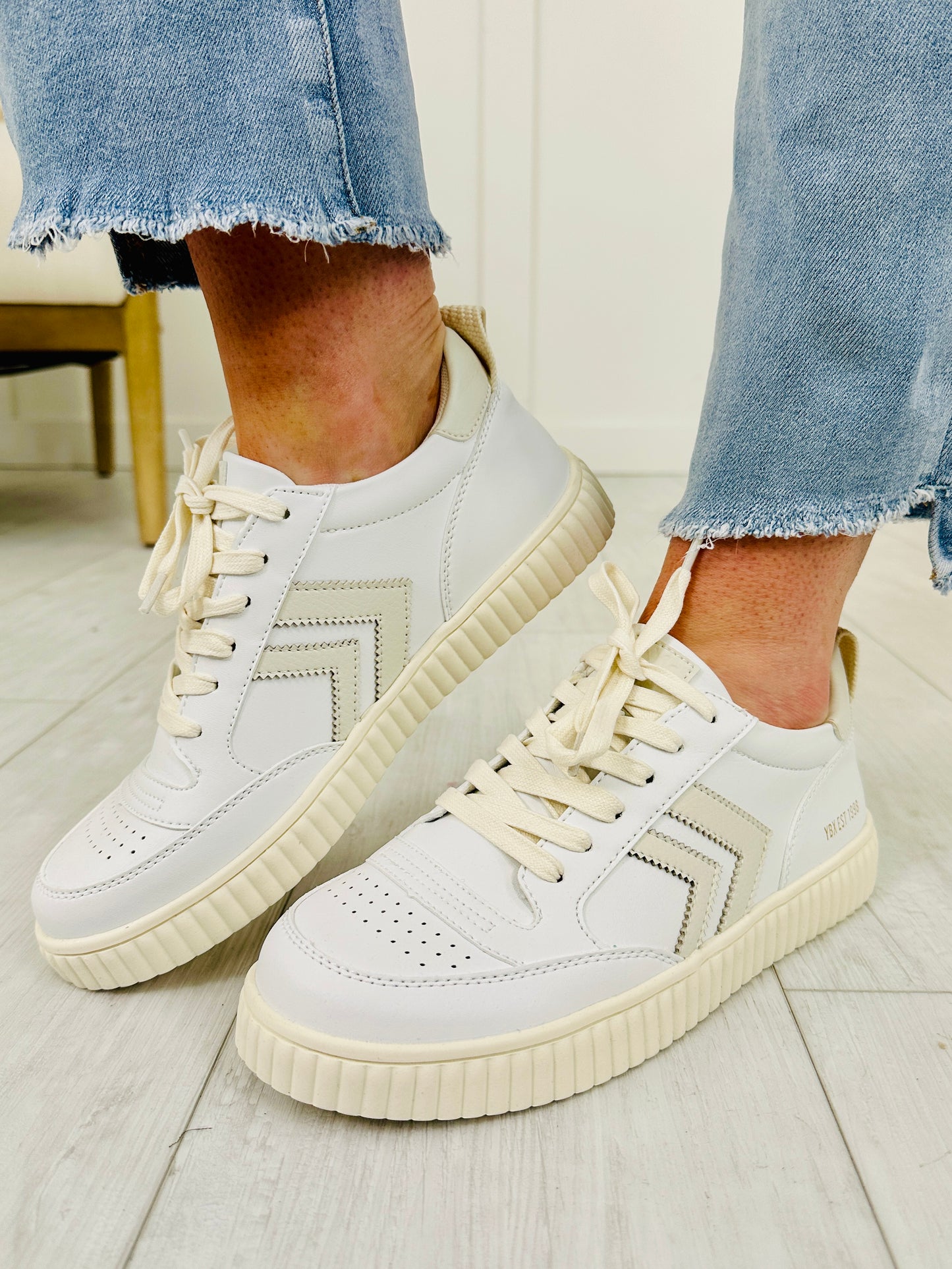 Cloud Stride Sneakers in White