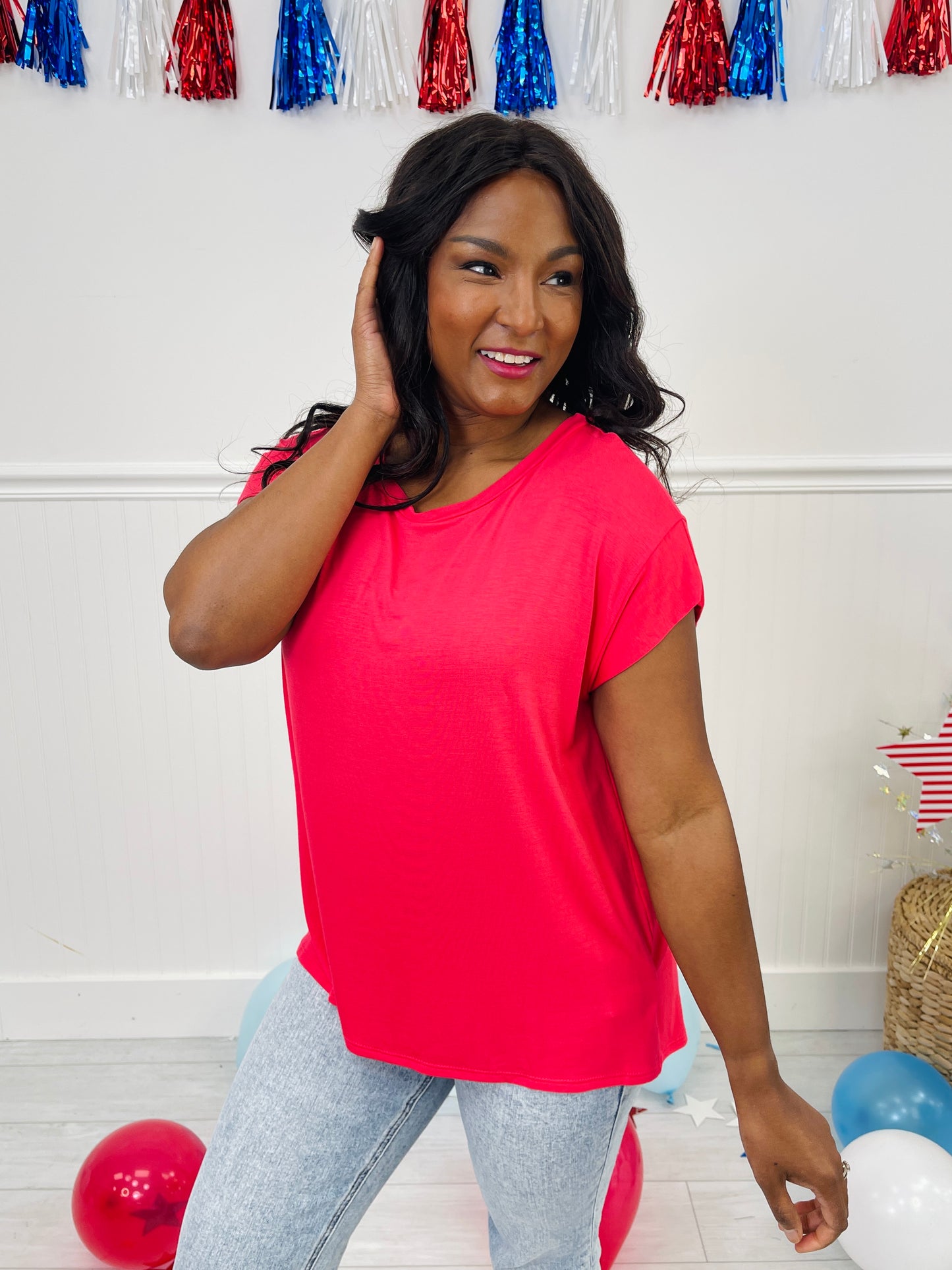 Bold And Beautiful Top- Multiple Colors!