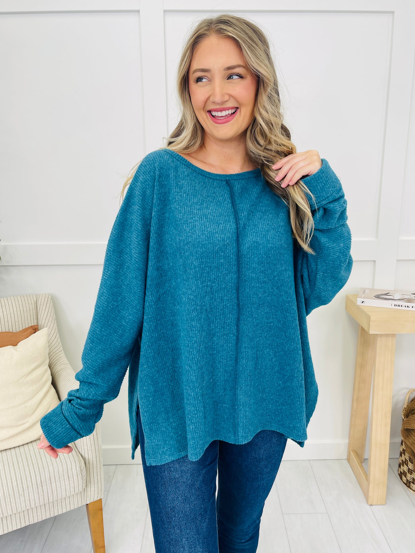 DOORBUSTER! Threads Between Us Sweater- Multiple Colors!