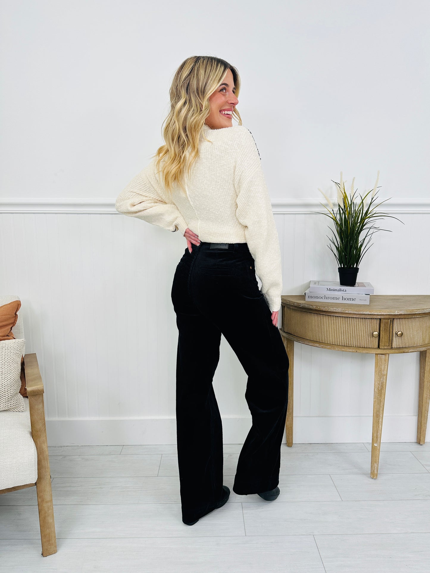 Judy Blue Coordinated Corduroy Wide Leg Pants