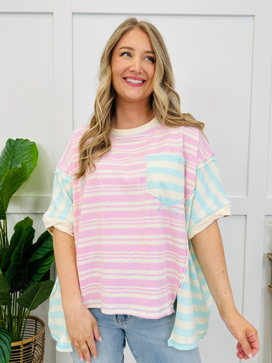 Laid-Back Lines Top
