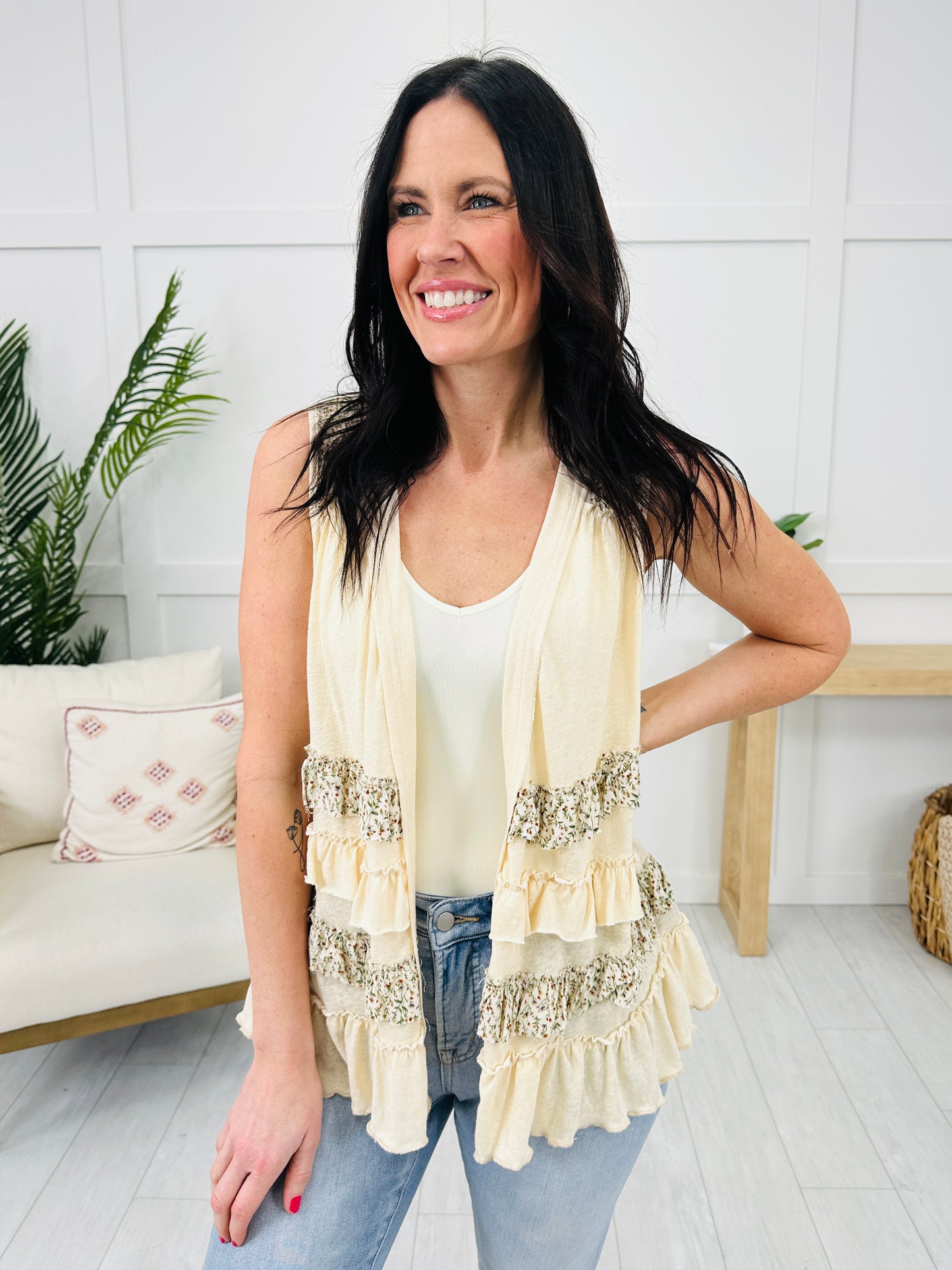 Sunset Ruffles Cardigan