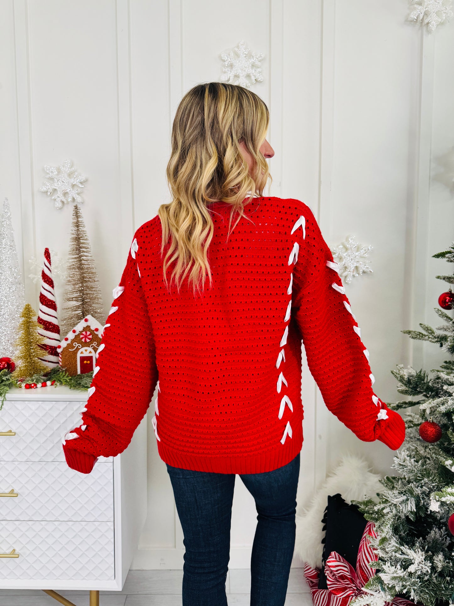 Wrapped In Cheer Cardigan