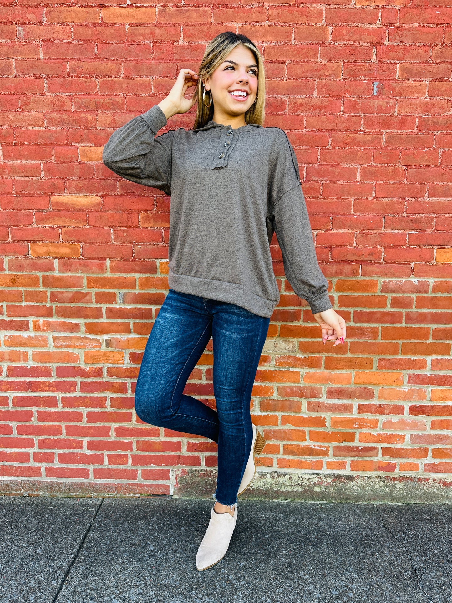 Fall Harvest Hoodie Top--Multiple Colors!
