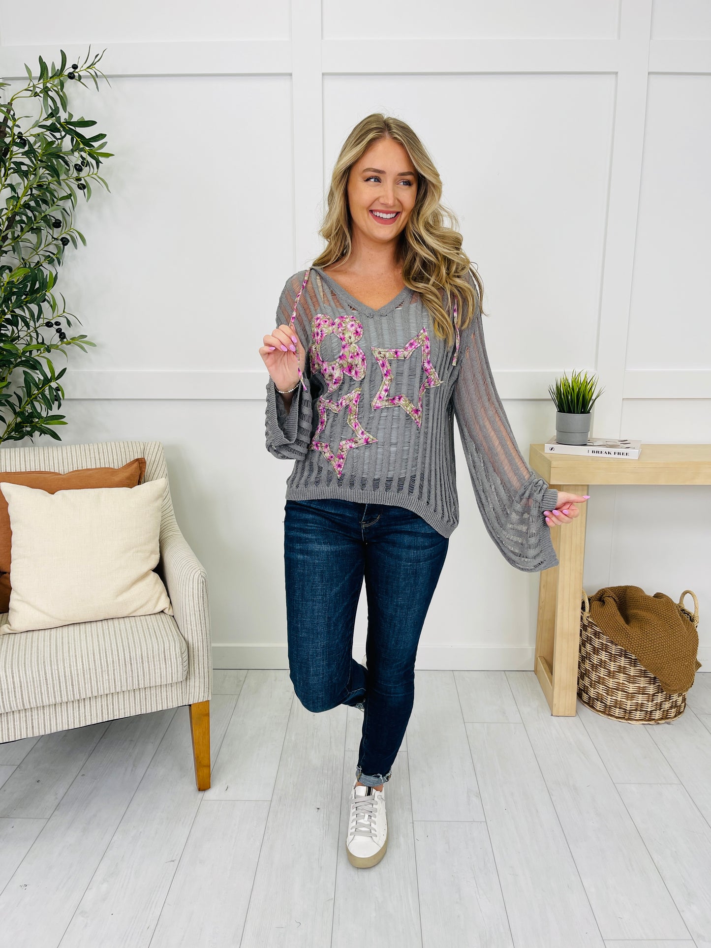 Starlet Mode Hoodie in Charcoal