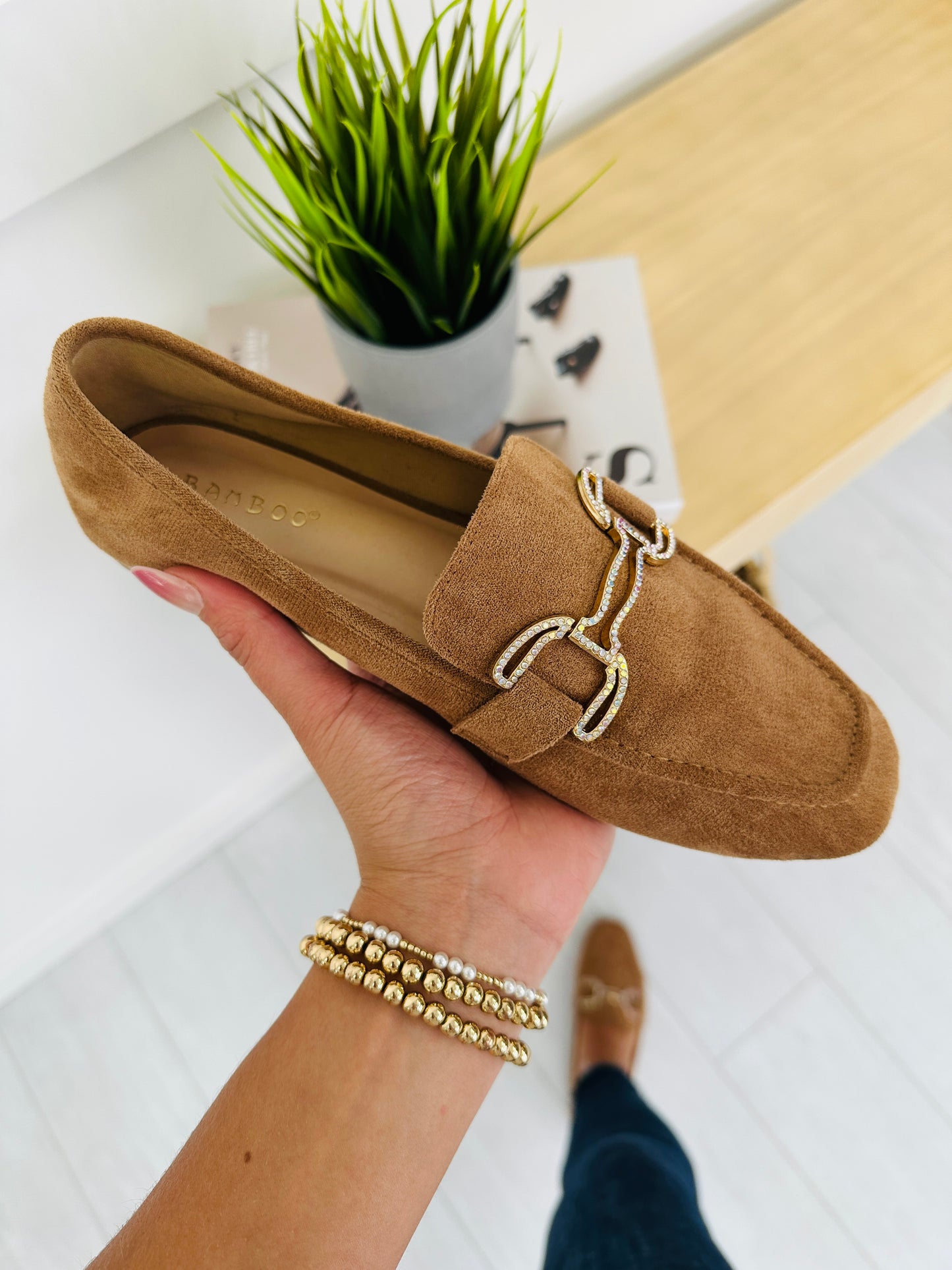 Uptown Ease Loafers In Camel