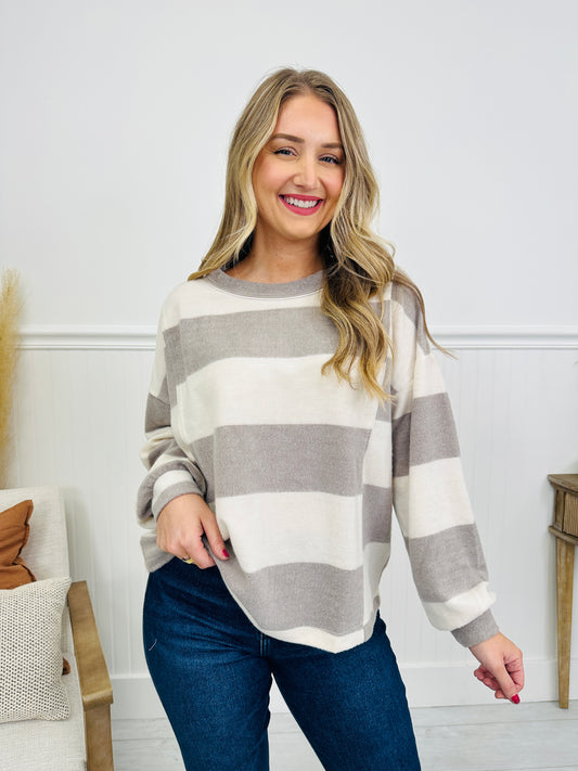 Stripes On Repeat Pullover