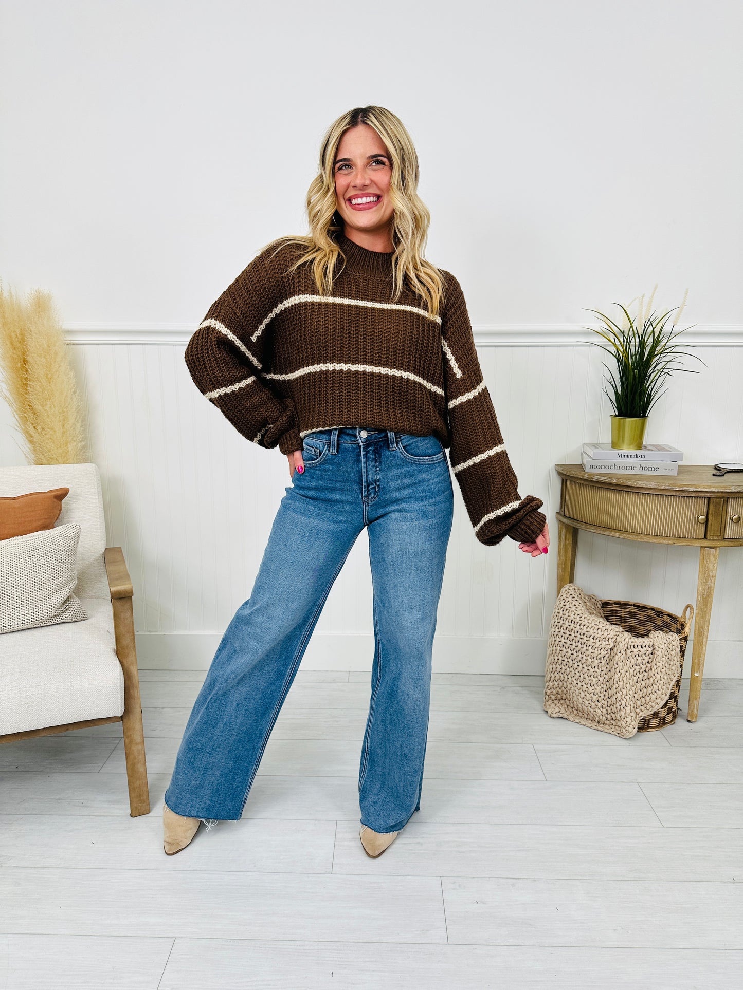 Planning Ahead Tummy Control Wide Leg Jeans
