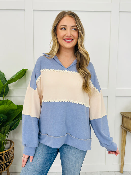 Perfectly Prepped Top In Denim