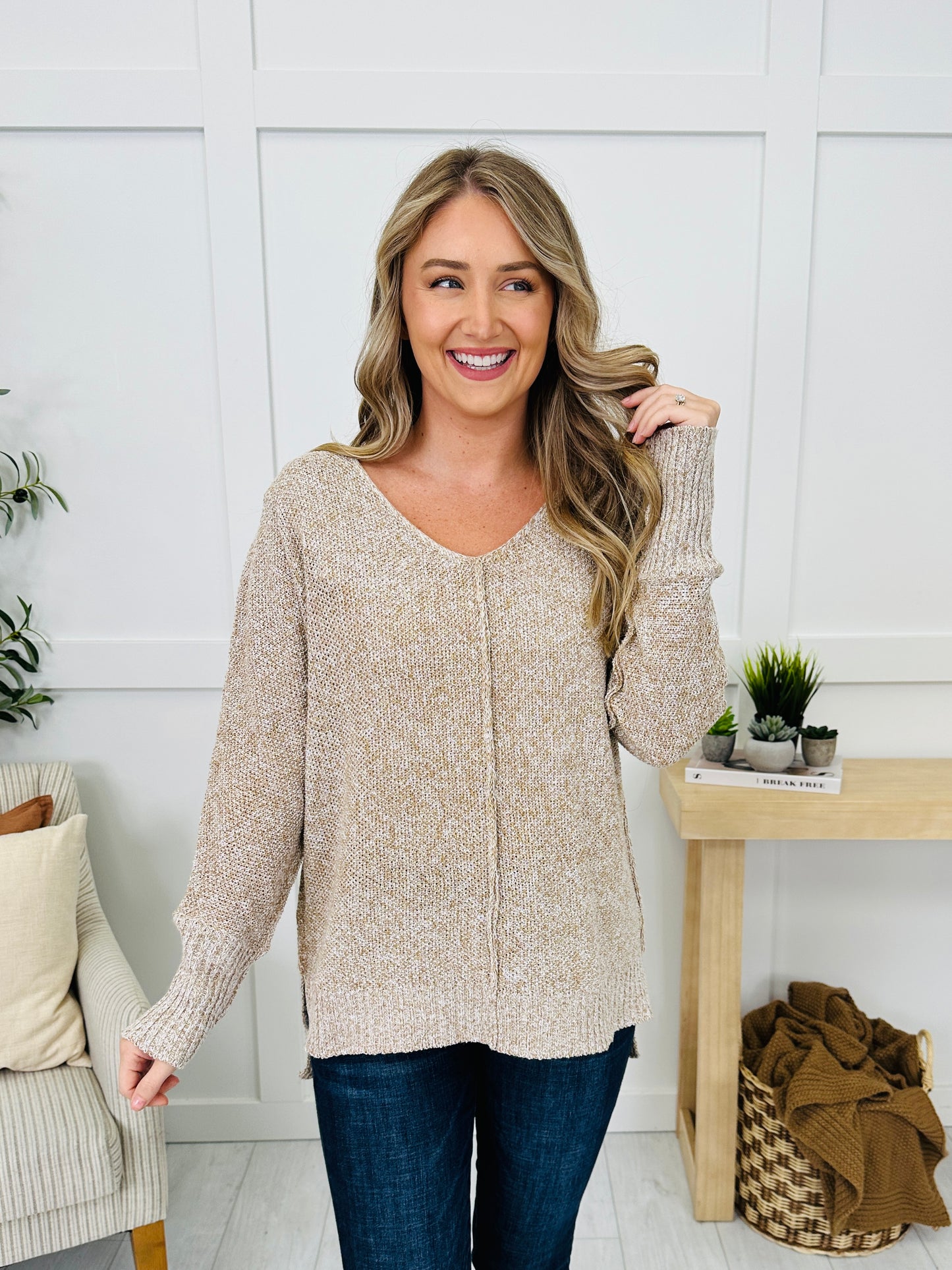 DOORBUSTER! Hug In Every Stitch Sweater- Multiple Colors!