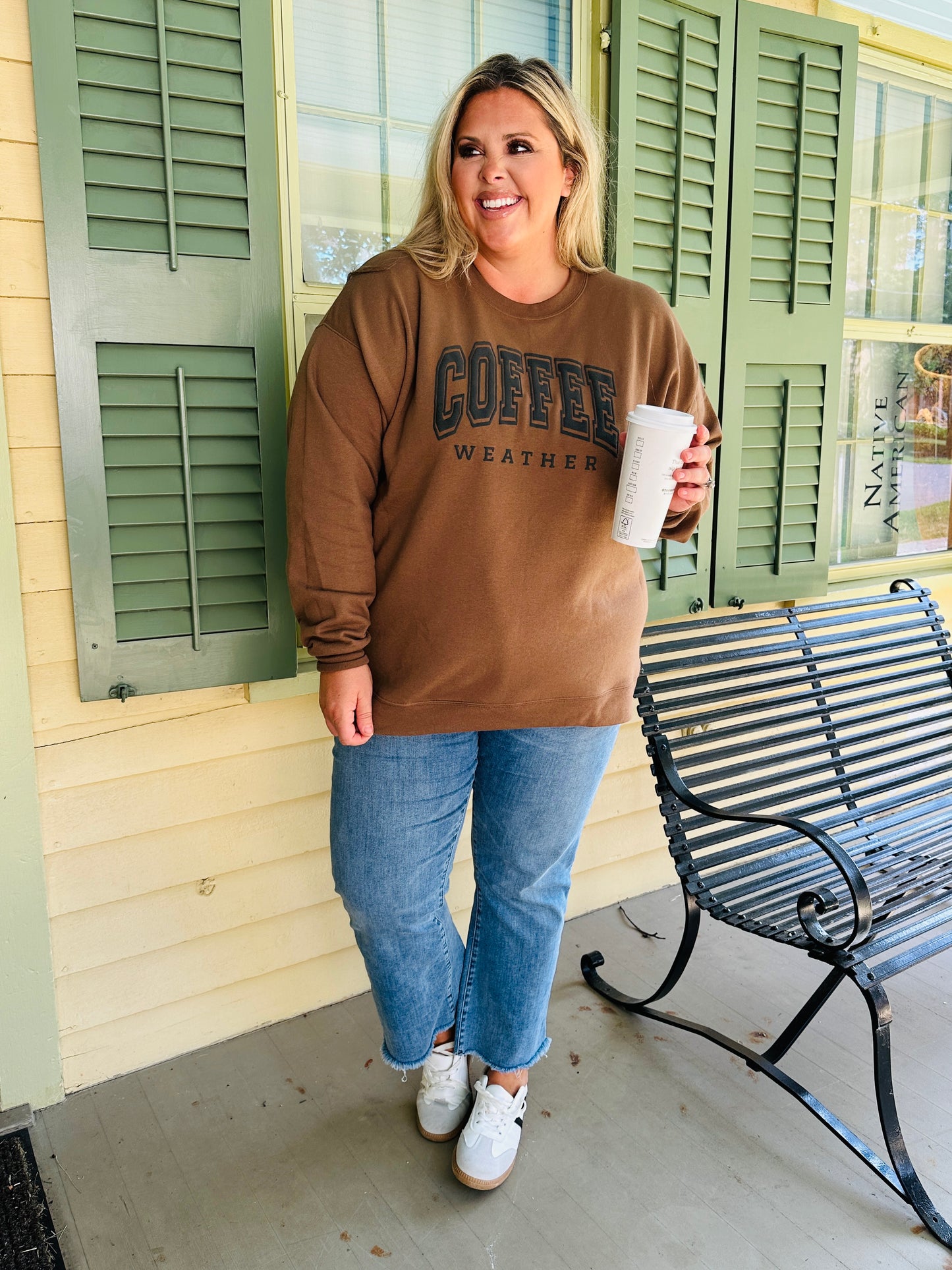 Coffee Weather Crewneck Sweatshirt
