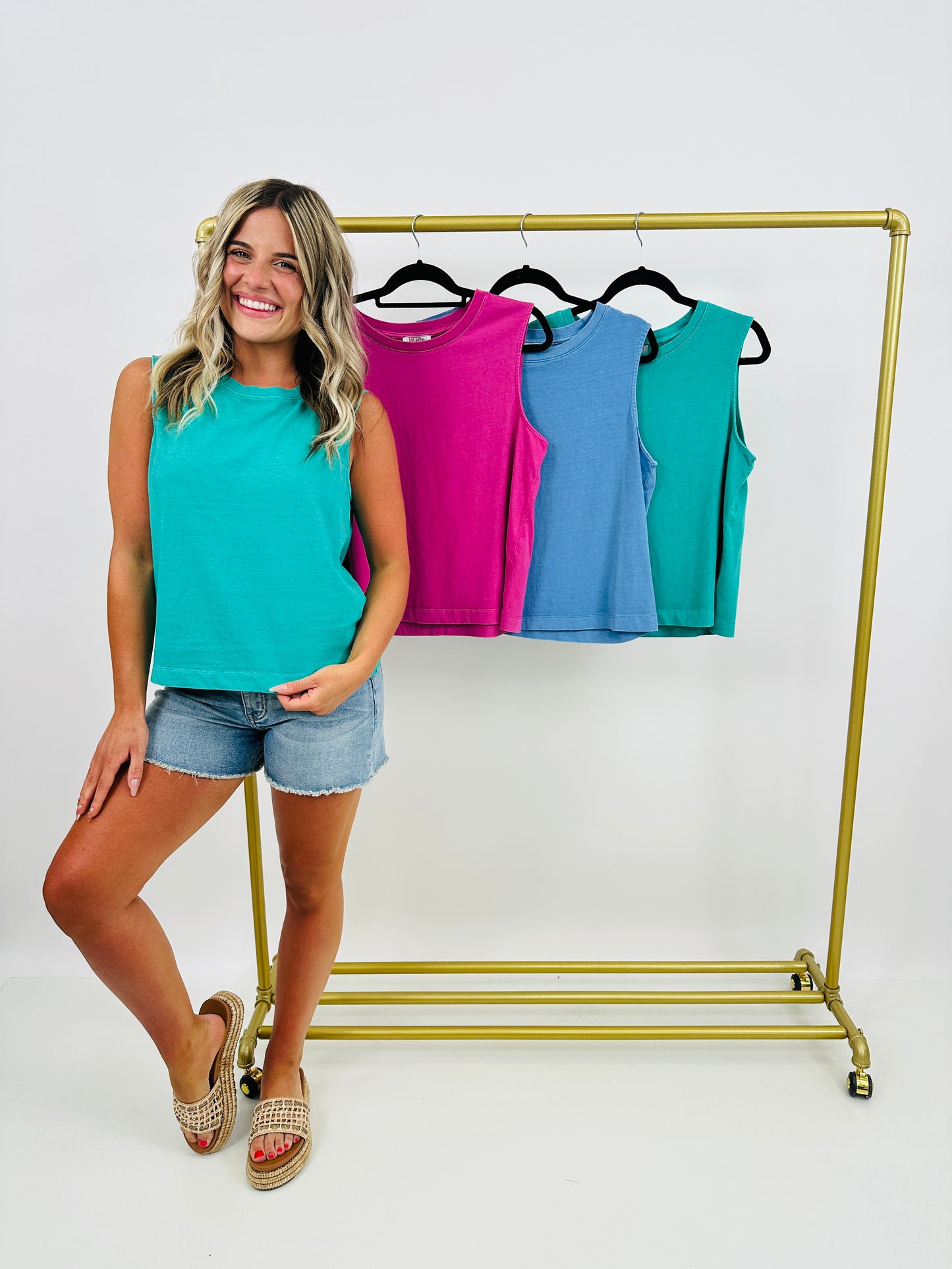 MOCO Exclusive Sunkissed Summer Tank Top- Multiple Colors!
